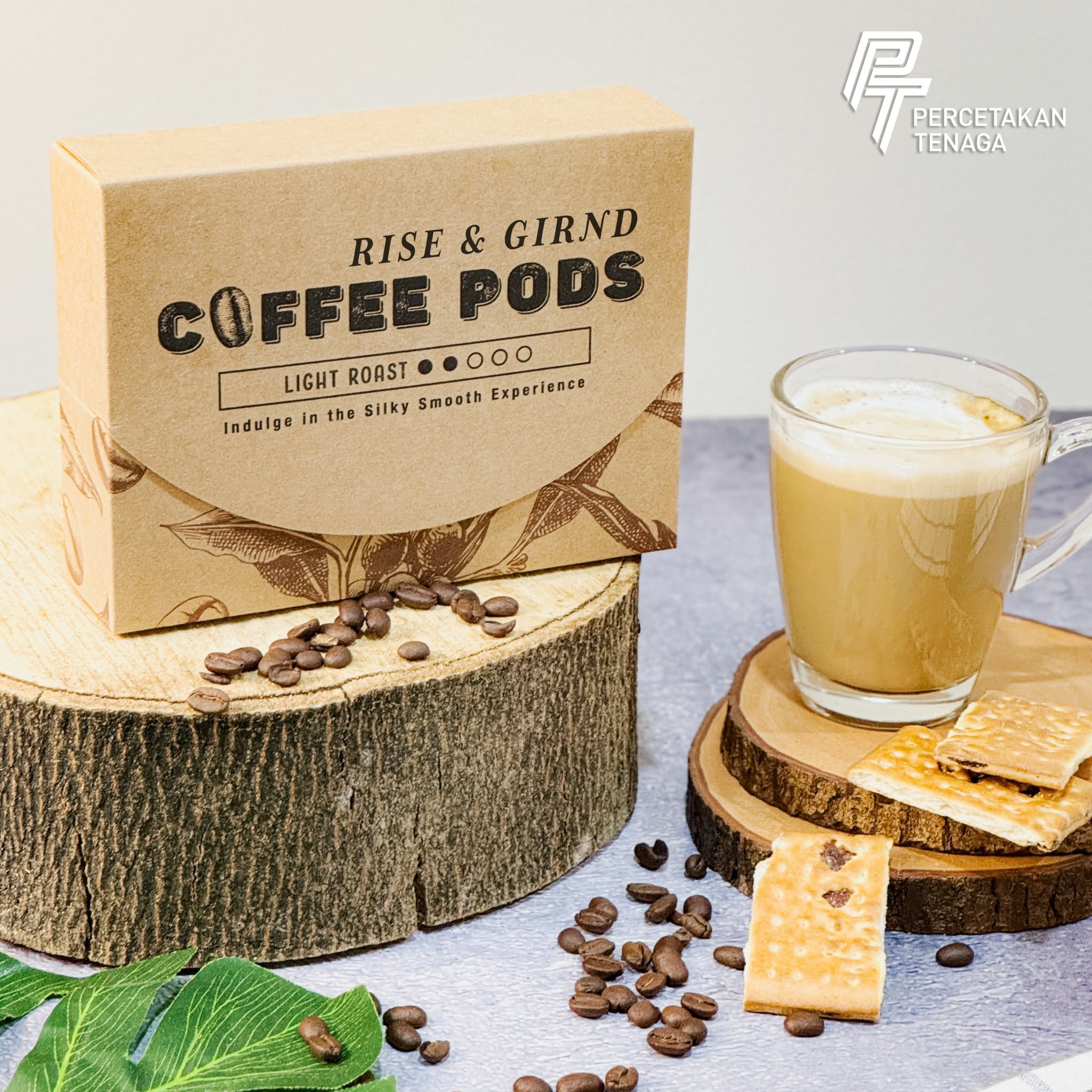 coffee pods cardboard box