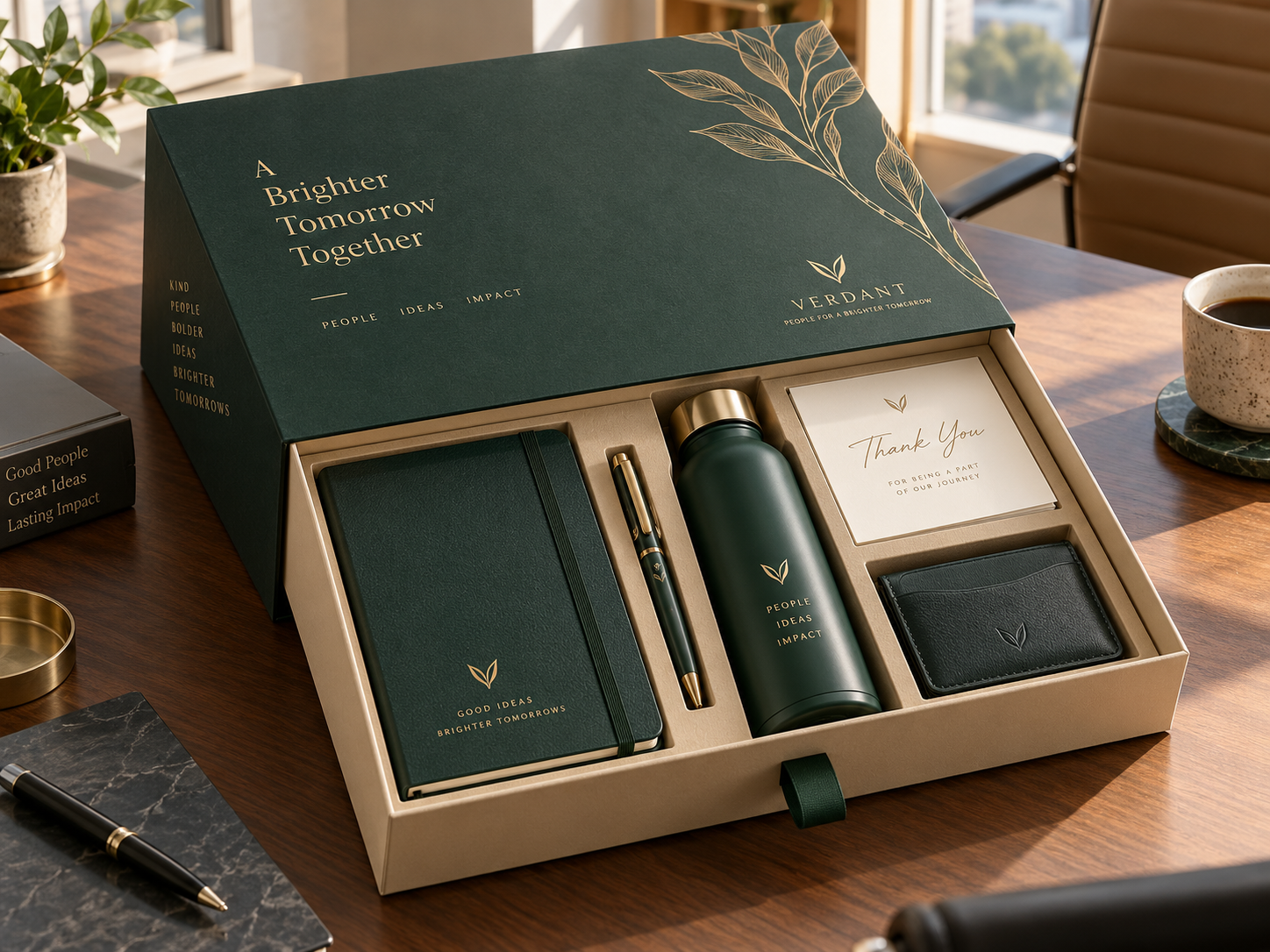 Rigid gift box packaging for corporate gifting by PT Print