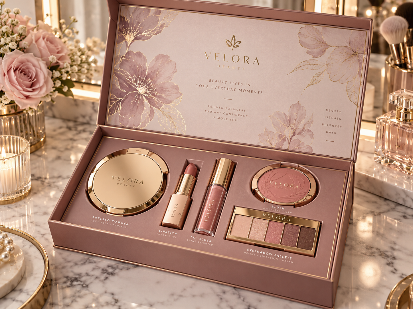 Rigid box packaging for cosmetics by PT Print